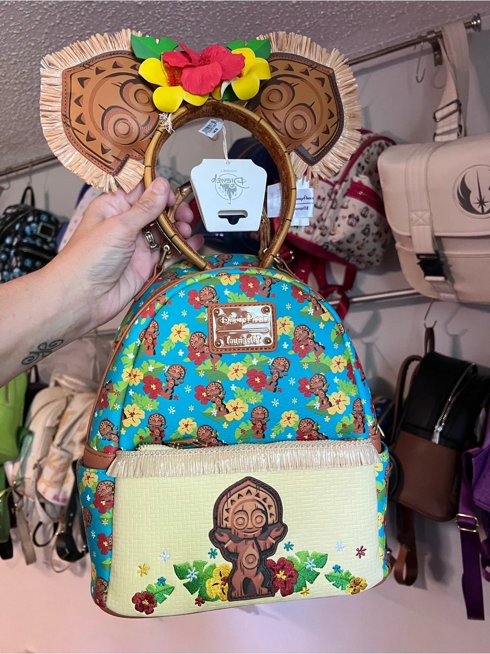 Disney Polynesian Resort Liungefly Mini Backpack with Ears